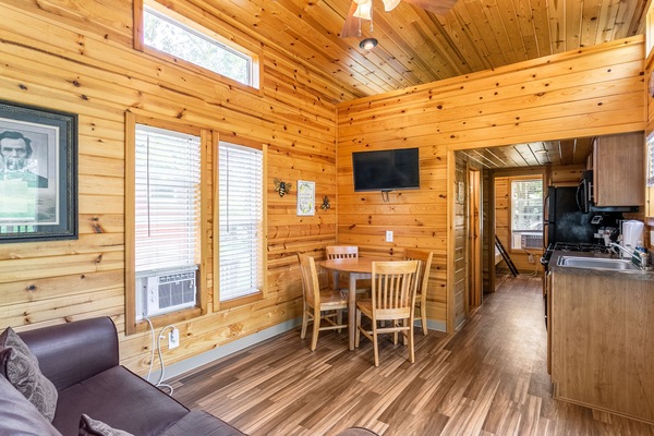 Cottage, 2 Bedrooms (Loft, No Pets) | Private kitchen | Full-size fridge, microwave, stovetop, toaster