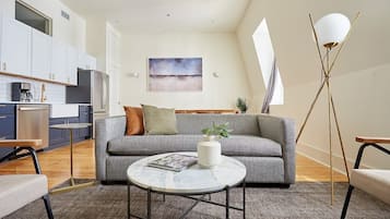 Individually decorated, individually furnished, iron/ironing board