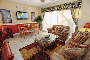 Apartment, Multiple Beds (2582 Windsor Hills) | Living room | Flat-screen TV, DVD player