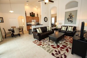 Apartment, Multiple Beds (4072 Solterra) | Living room | TV, DVD player, foosball - 4072 Solterra (Davenport)
