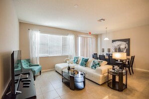 Apartment, Multiple Beds (5133 Compass Bay) | Living room | Flat-screen TV, DVD player, table football - 5133 Compass Bay (Kissimmee)