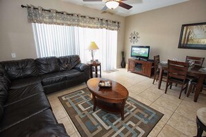 Apartment, Multiple Beds (7669 Windsor Hills) | Living room | TV, DVD player - 7669 Windsor Hills (Kissimmee)