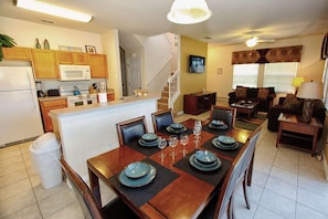 Apartment, Multiple Beds (3031 Encantada) | Private kitchen | Fridge, microwave, stovetop, dishwasher - 3031 Encantada (Kissimmee)