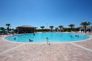 House, Multiple Beds (1566 Champions Gate) | Pool | Outdoor pool, sun loungers
