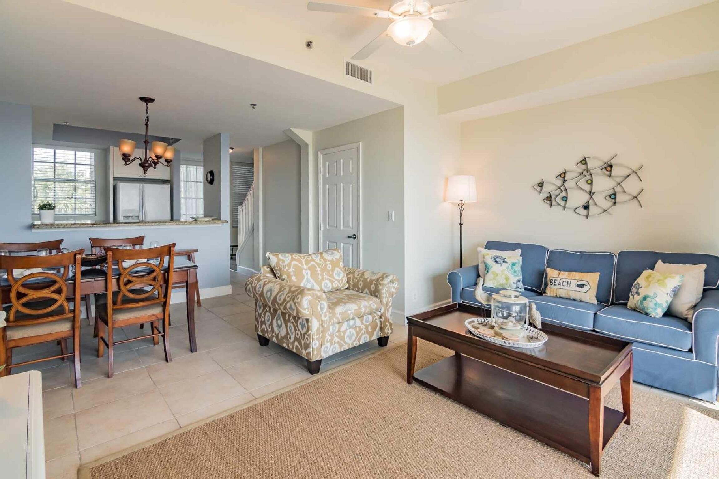 Apartment, Multiple Beds (433 Little Harbor) | Living room | Flat-screen TV, DVD player