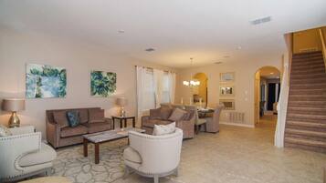 Apartment, Multiple Beds (4970 Trafalgar Village) | Living room | Flat-screen TV, DVD player