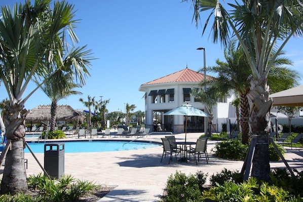 Apartment, Multiple Beds (4882 Storey Lake) | Pool | Outdoor pool, a heated pool, pool loungers - 4882 Storey Lake (Kissimmee)