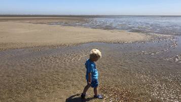 On the beach