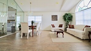 Villa, Multiple Beds, Private Pool | Living room - Lovely Cheerful Home Near Disney Lake View & Pool (Kissimmee)