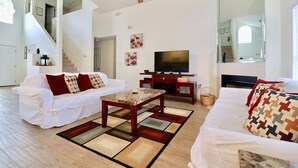 Villa, Multiple Beds, Private Pool | Living room - Lovely Cheerful Home Near Disney Lake View & Pool (Kissimmee)