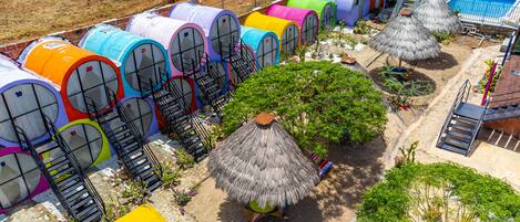 Overnatningsstedets facade