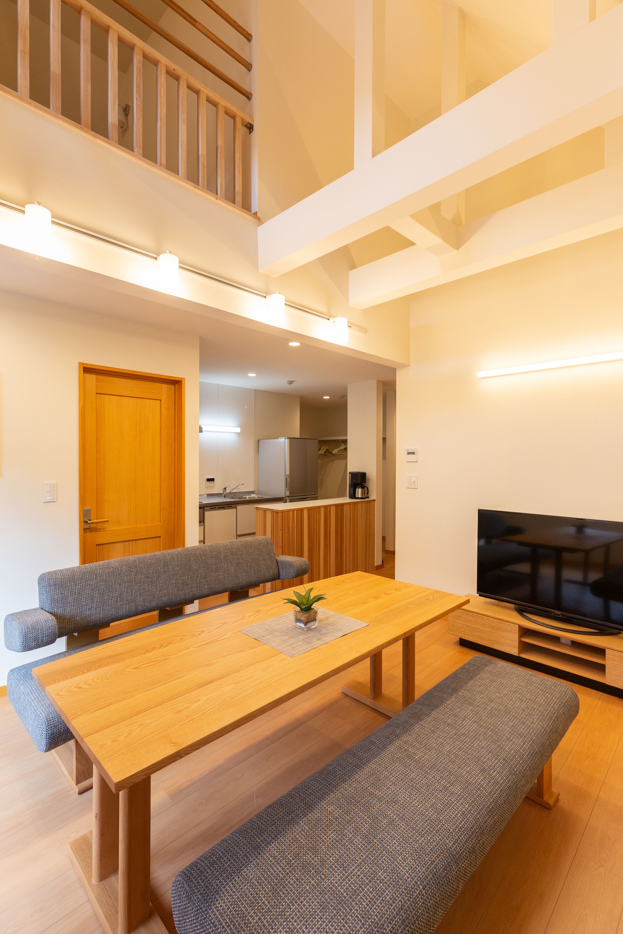 Appartement, 2 slaapkamers (with Loft) | Woonruimte | Flatscreentelevisie en vloerwarming
