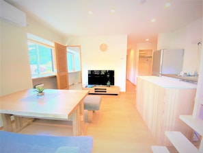 2 Bedroom | Living area | Flat-screen TV, heated floors - Hakuba Powder Mountain (Hakuba)