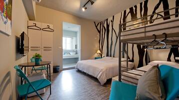 Quadruple Room | Down comforters, pillowtop beds, individually decorated