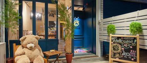 Entrada de la propiedad