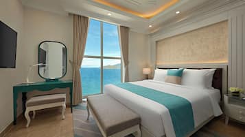 Family Suite, Multiple Beds | Premium bedding, minibar, in-room safe, free WiFi