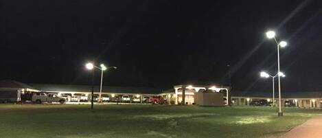 Front of property – evening/night