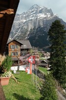 Double room Standard Eiger View | Hypo-allergenic bedding, down comforters, in-room safe, desk