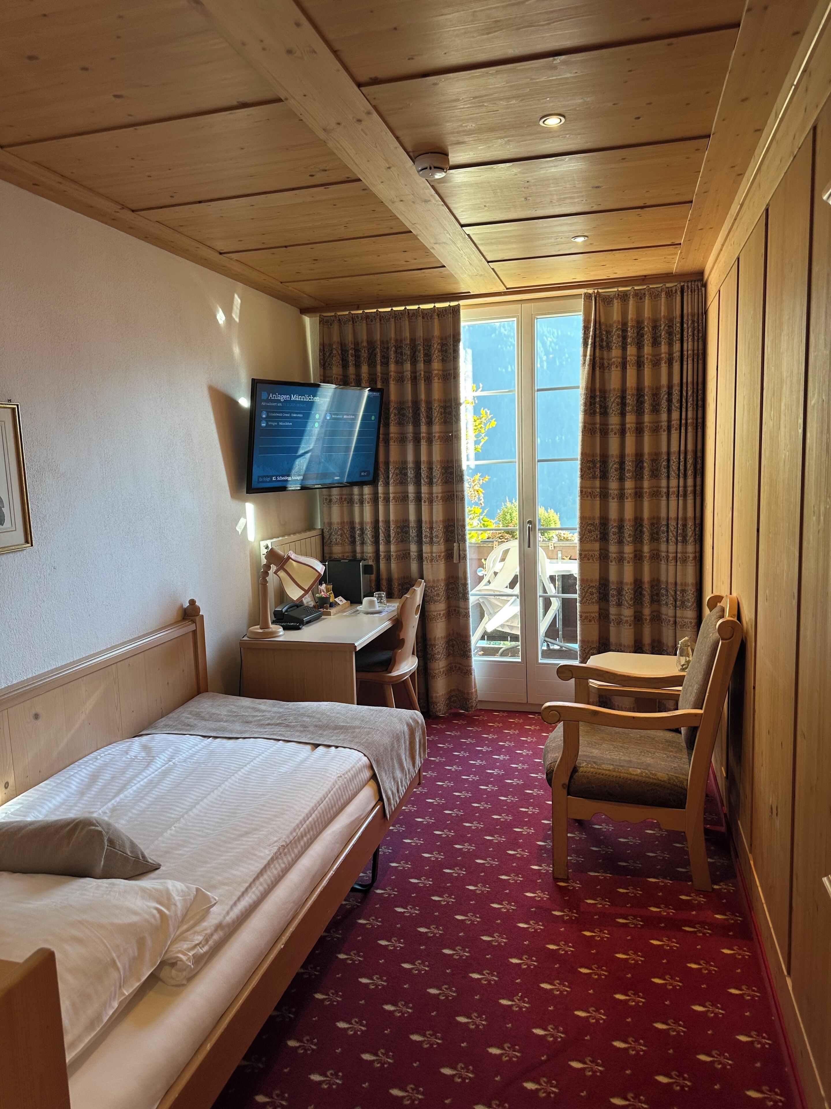 標準單人房, 山景 | 低過敏寢具、羽絨被、客房內保險箱、書桌