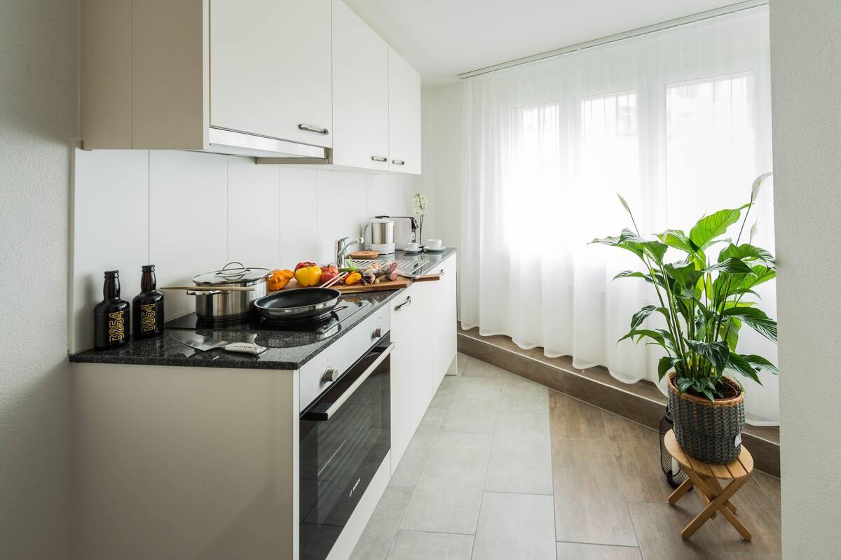 City Apartment | Private kitchenette
