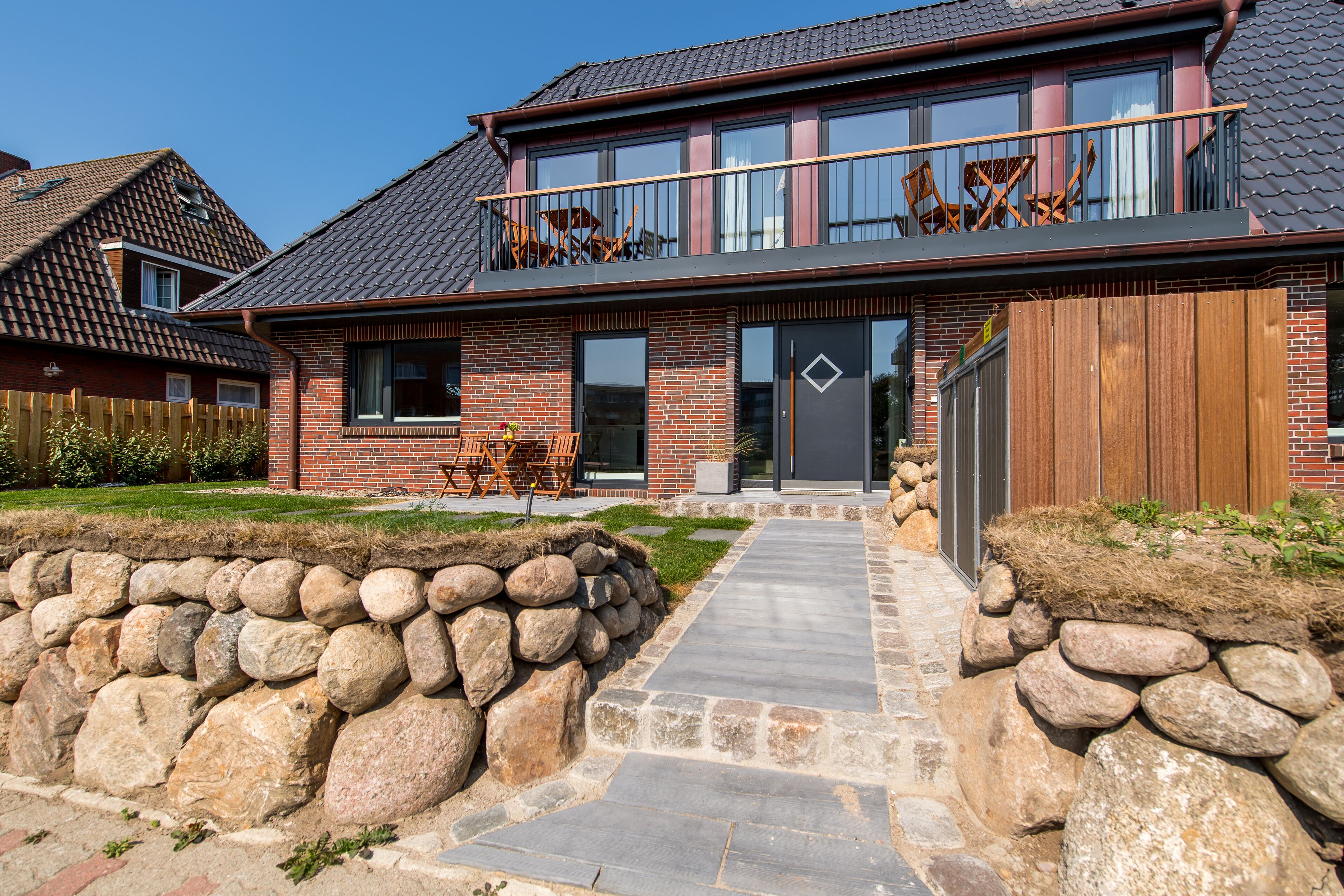 Fassade der Unterkunft