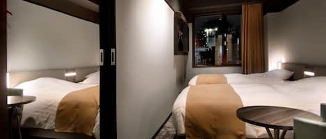 Twin Room | Blackout drapes, soundproofing, free WiFi, bed sheets