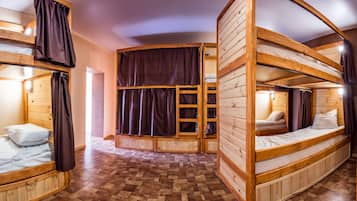 Bed in 8-bed Mixed Dormitory Room | Blackout curtains, iron/ironing board, free WiFi, bed sheets