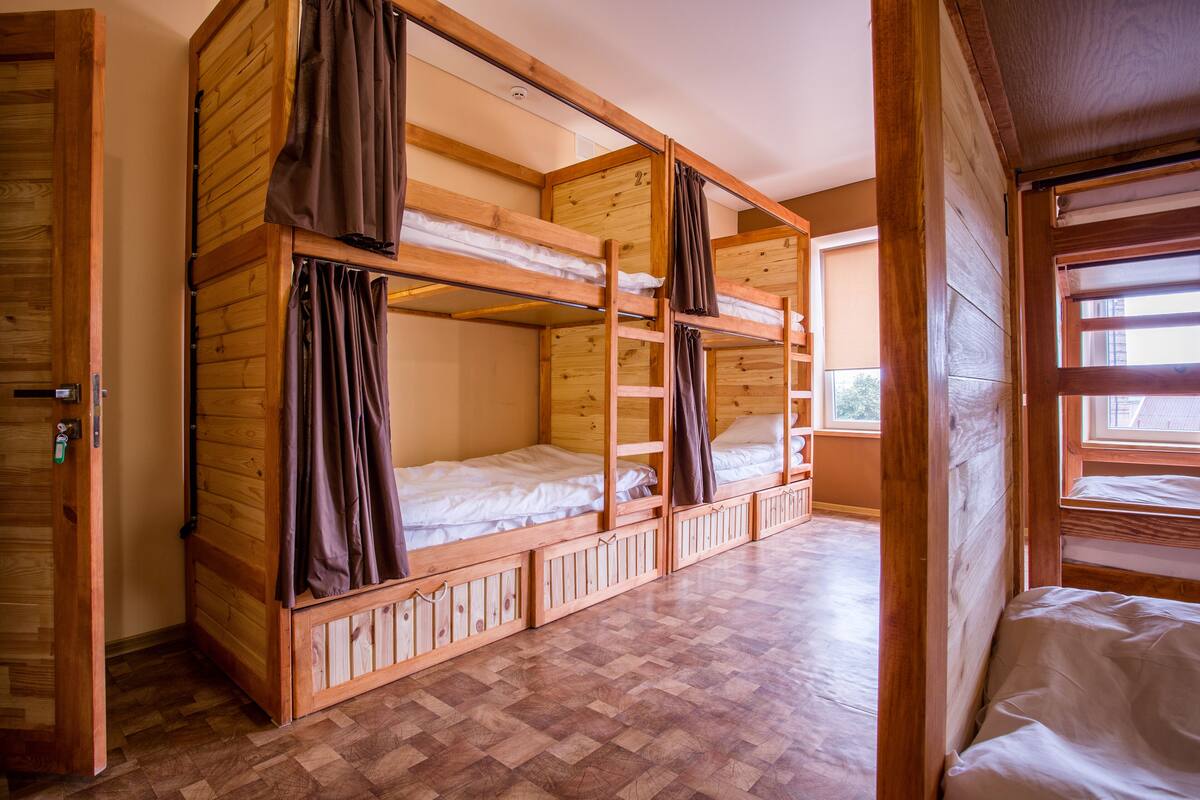 Bed in 8-bed Mixed Dormitory Room | Blackout drapes, iron/ironing board (on request), WiFi (free)