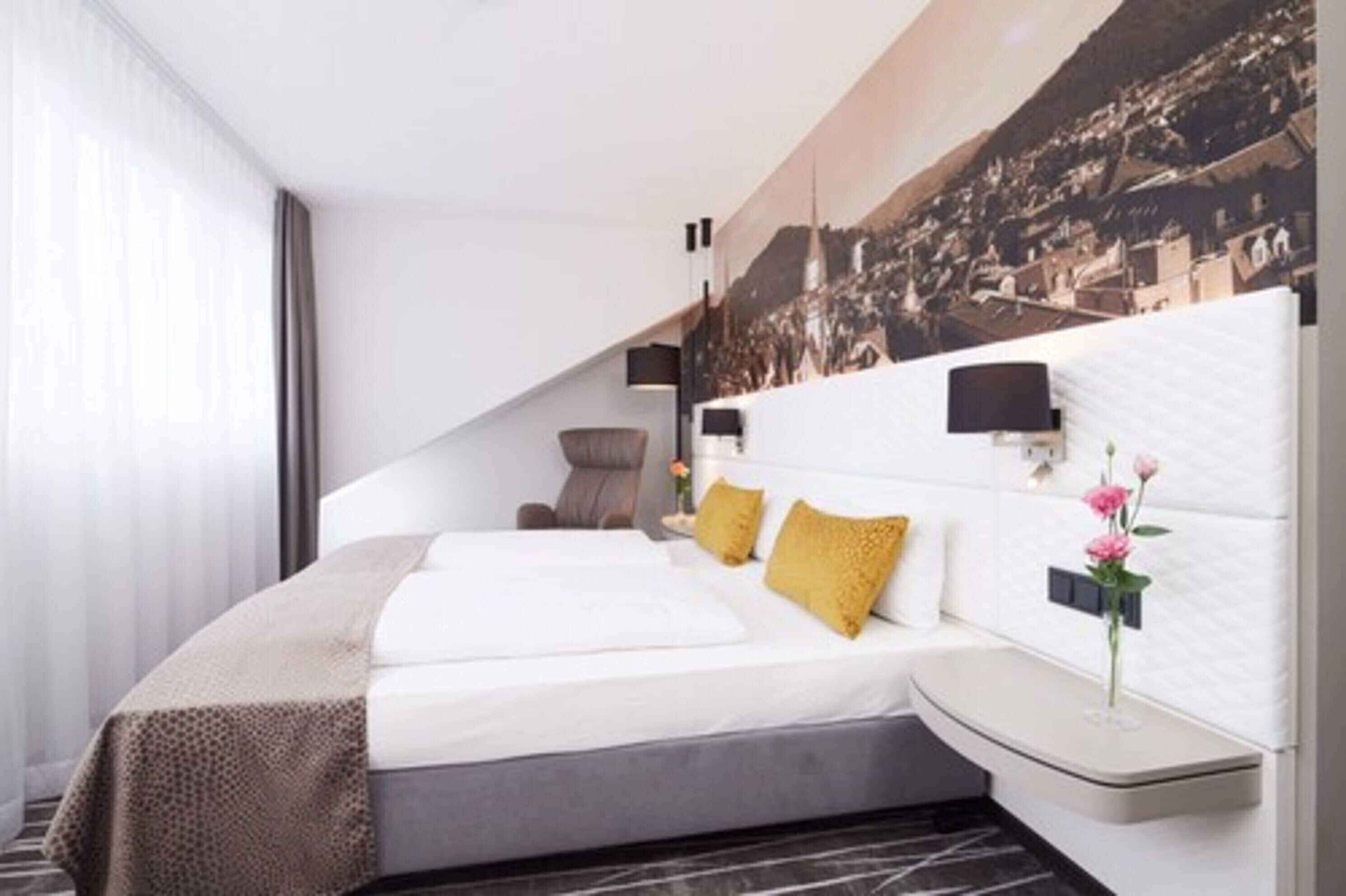 comfort double room | hypo-allergenic bedding, in-room safe, desk, laptop workspace