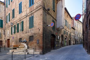 Exterior - 2-level apartment with garden in the Duomo area (Siena)