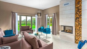 Villa, 4 Bedrooms | Living room | Flat-screen TV - Villa Corinne (Visnjan)