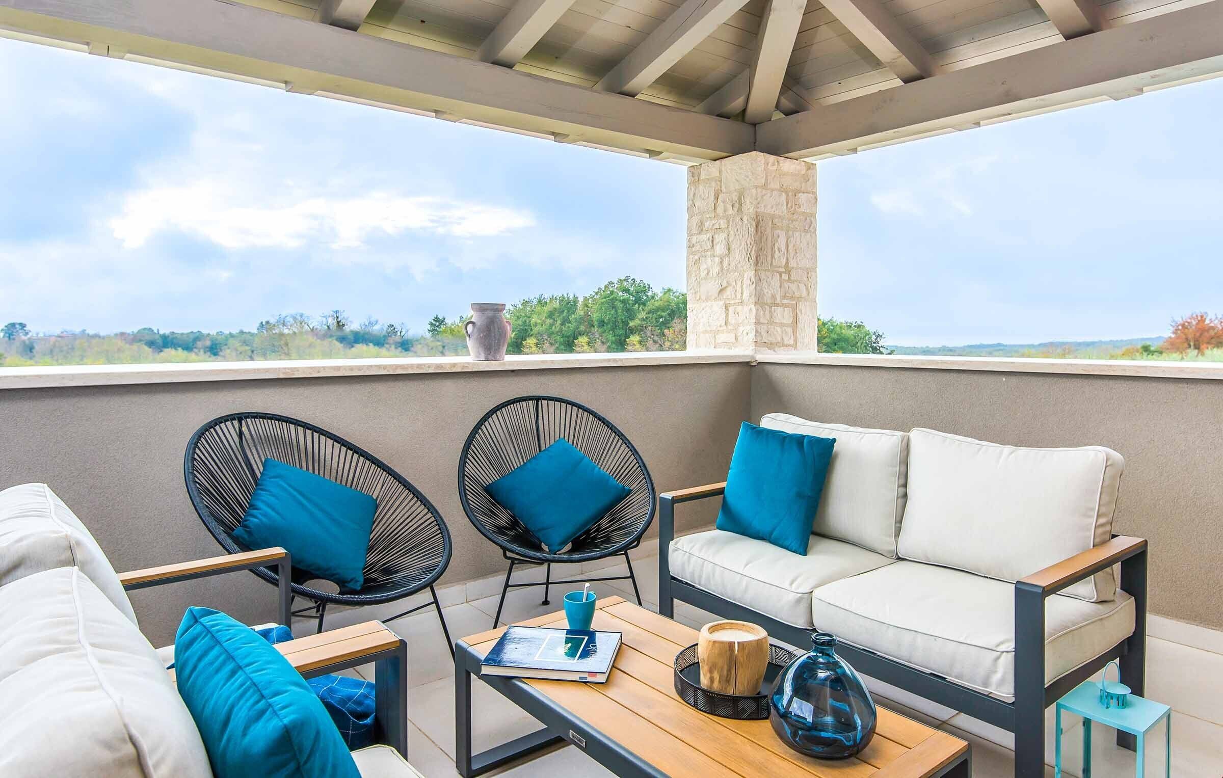 Villa, 4 Bedrooms | Balcony