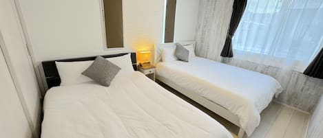 Vila, Boleh Merokok (4LDK,100sqm,BBQ,2 parking,Onna 5C) | 4 kamar tidur, setrika/meja setrika, Wi-Fi gratis, dan seprai linen