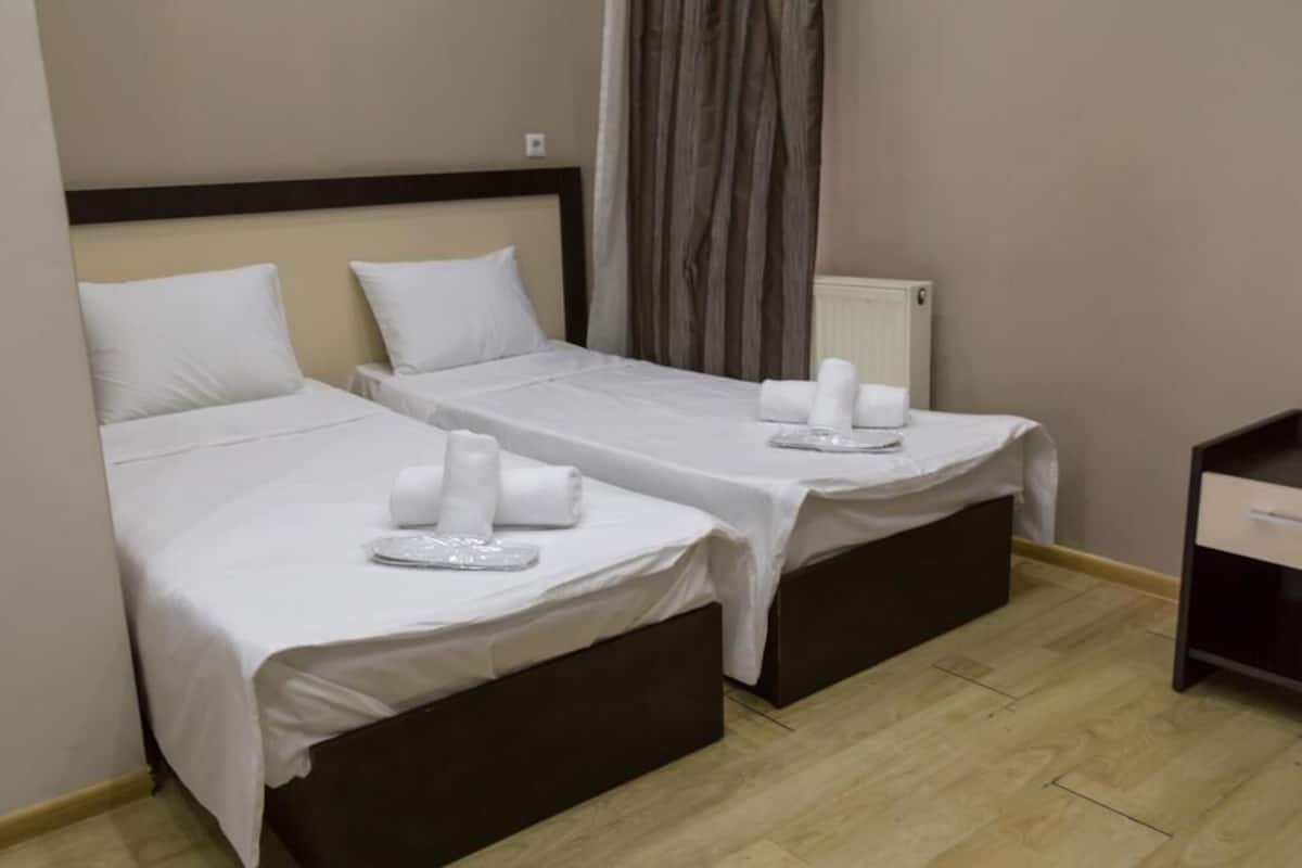 Basic Double or Twin Room | Desk, soundproofing, WiFi (free), bed sheets