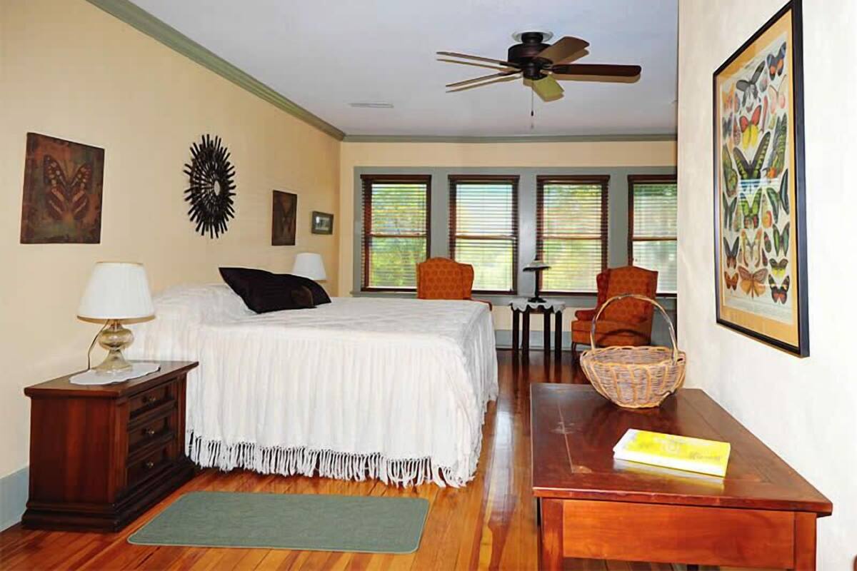 Individually decorated, individually furnished, iron/ironing board