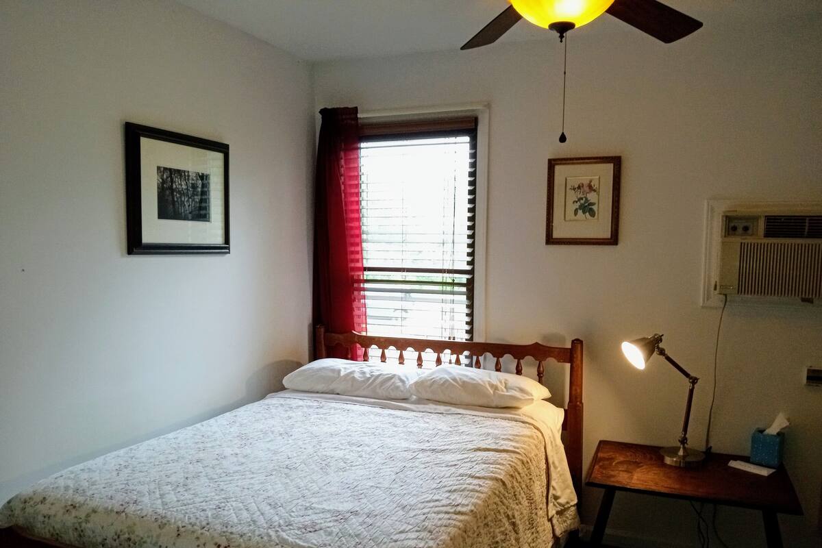 Individually decorated, individually furnished, iron/ironing board