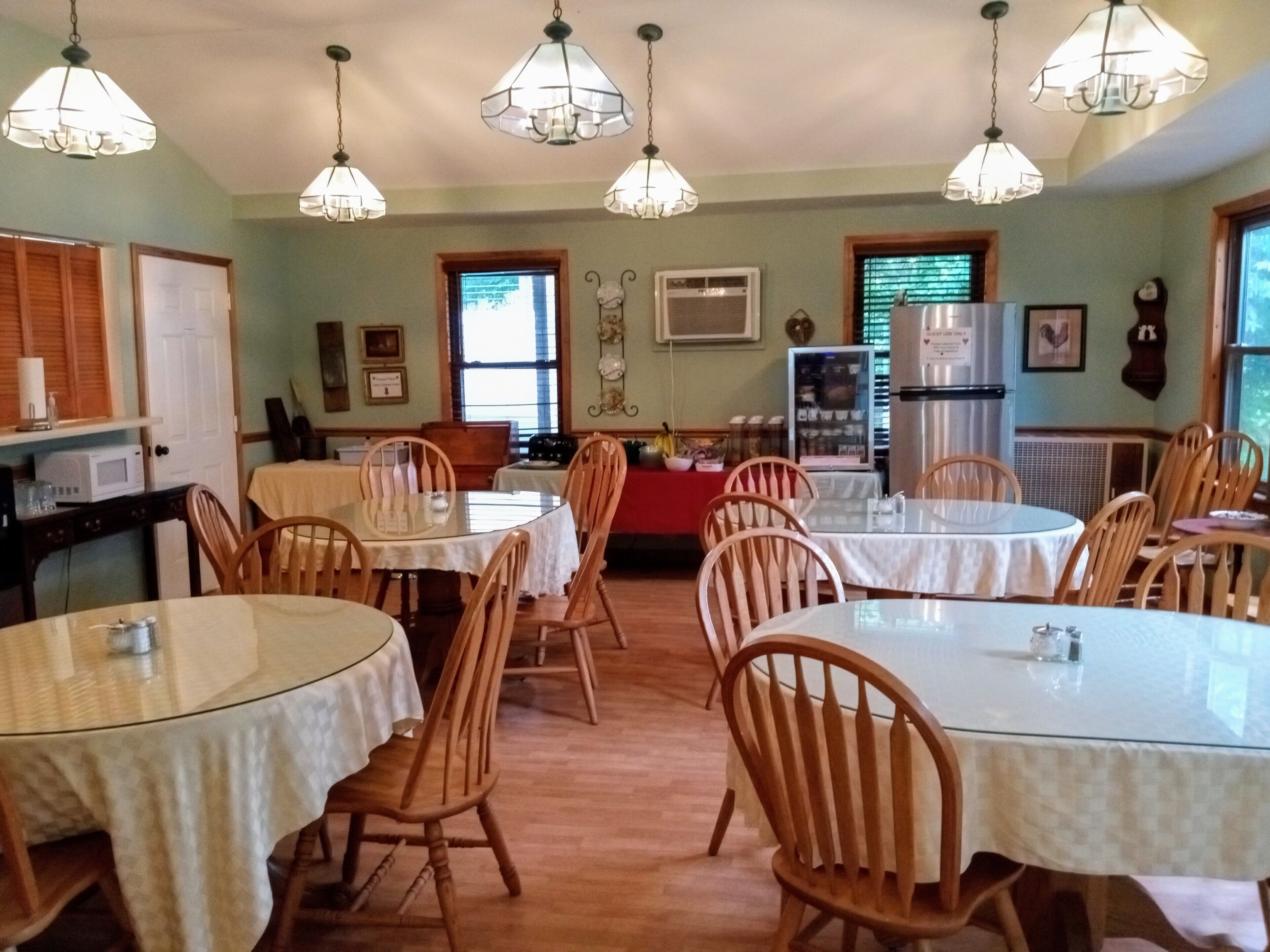 individually decorated, individually furnished, iron/ironing board