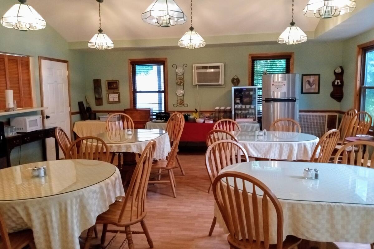 individually decorated, individually furnished, iron/ironing board