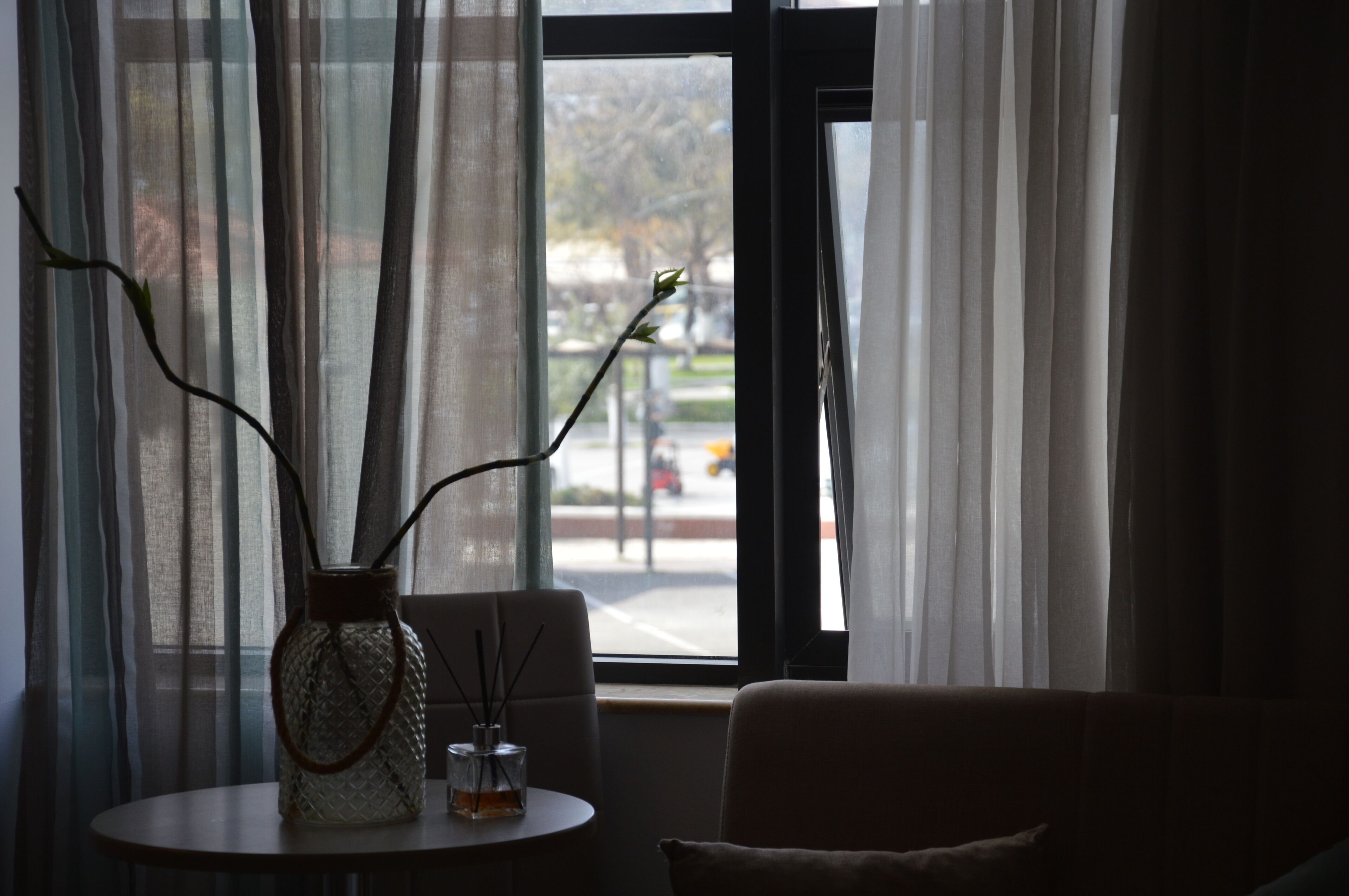 Kahden hengen superior-huone (yksi tai kaksi sänkyä), merinäköala | Oleskelualue | Taulutelevisio