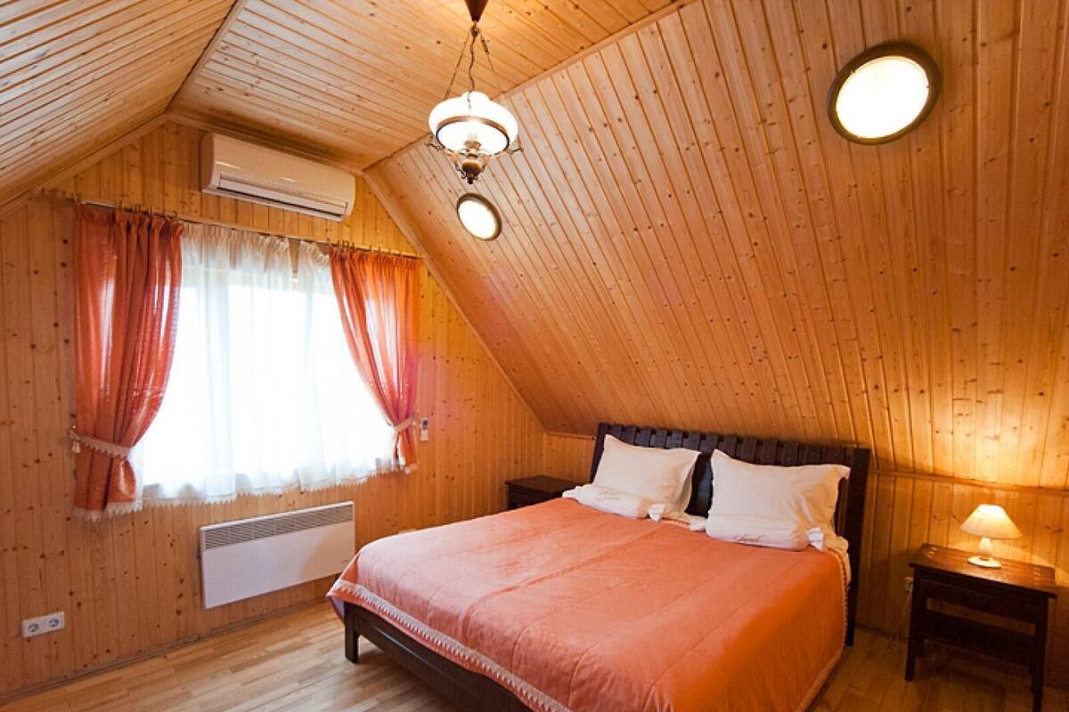 Ferienhütte, 1 Schlafzimmer | Zimmersafe, Bügeleisen/Bügelbrett, kostenloses WLAN, Bettwäsche
