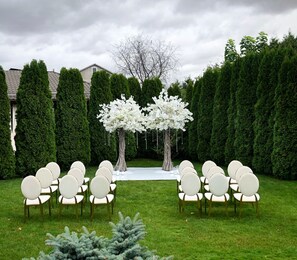 Außenbereich für Hochzeiten
