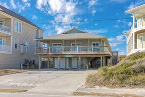 Exterior - Beachnutz - Amazing Ocean Views from Covered Porch!! (Surf City)