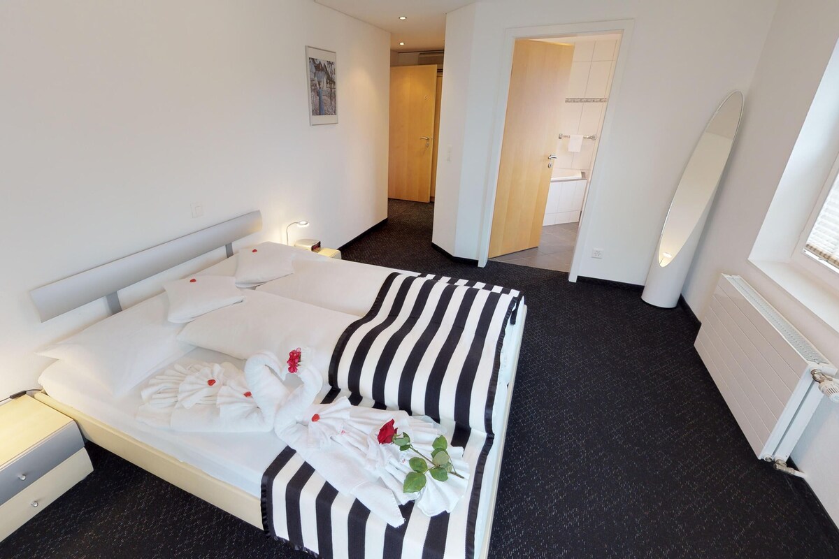Chambres insonorisées, lits bébé (gratuits), Wi-Fi gratuit