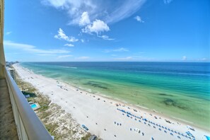 Condo, 2 Bedrooms | Beach | On the beach - Wondrous Condo with Beach Access and Poolside Beach - Unit 2103 by RedAwning (Panama City Beach)