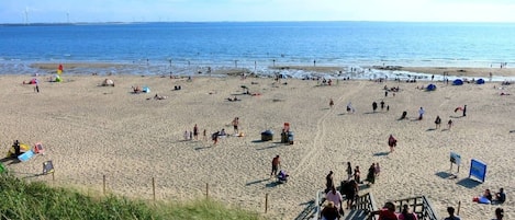 Vlak bij het strand