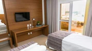 2 habitaciones, camas con pillow-top y minibar
