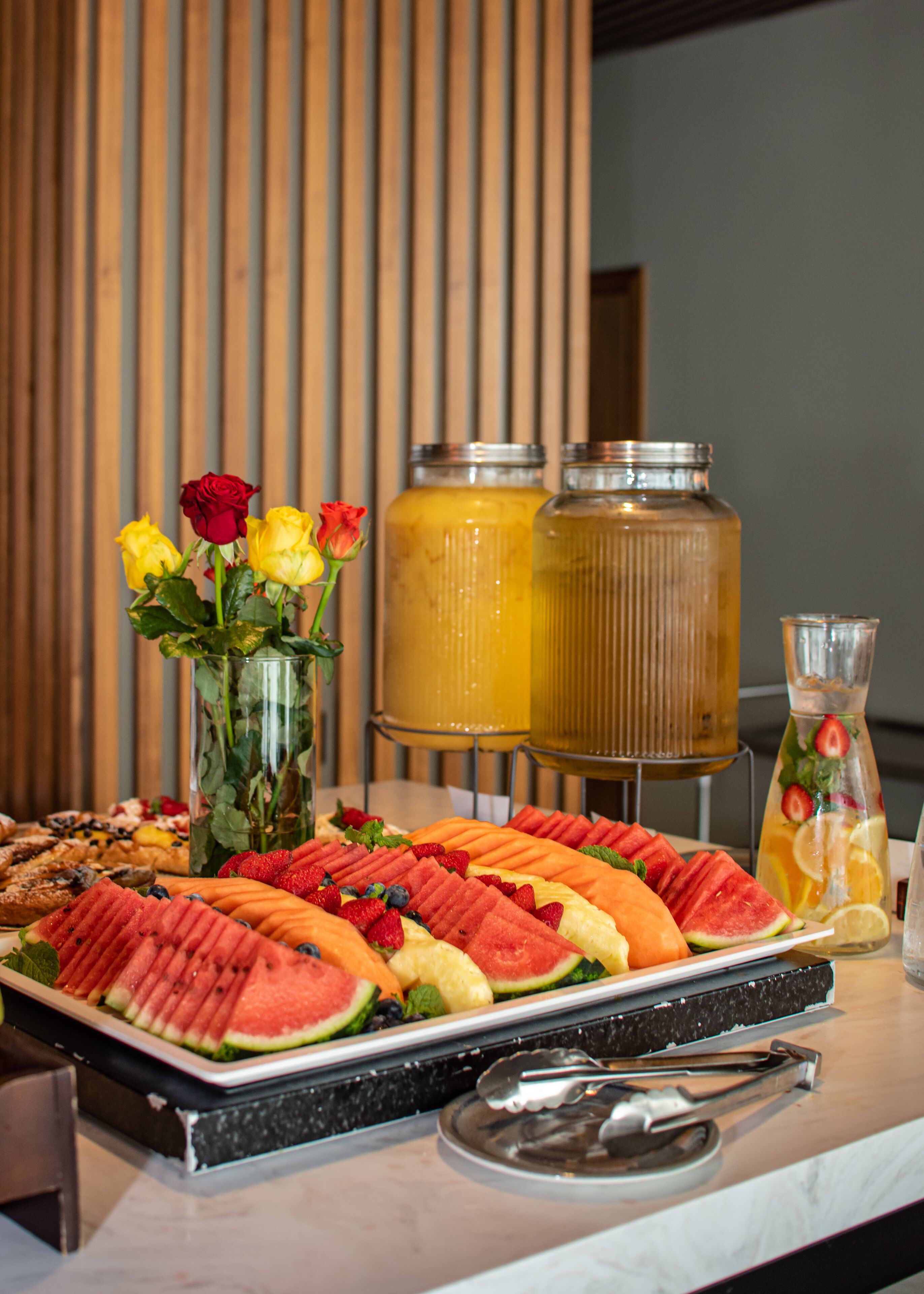 daily buffet breakfast (isk 3600 per person)