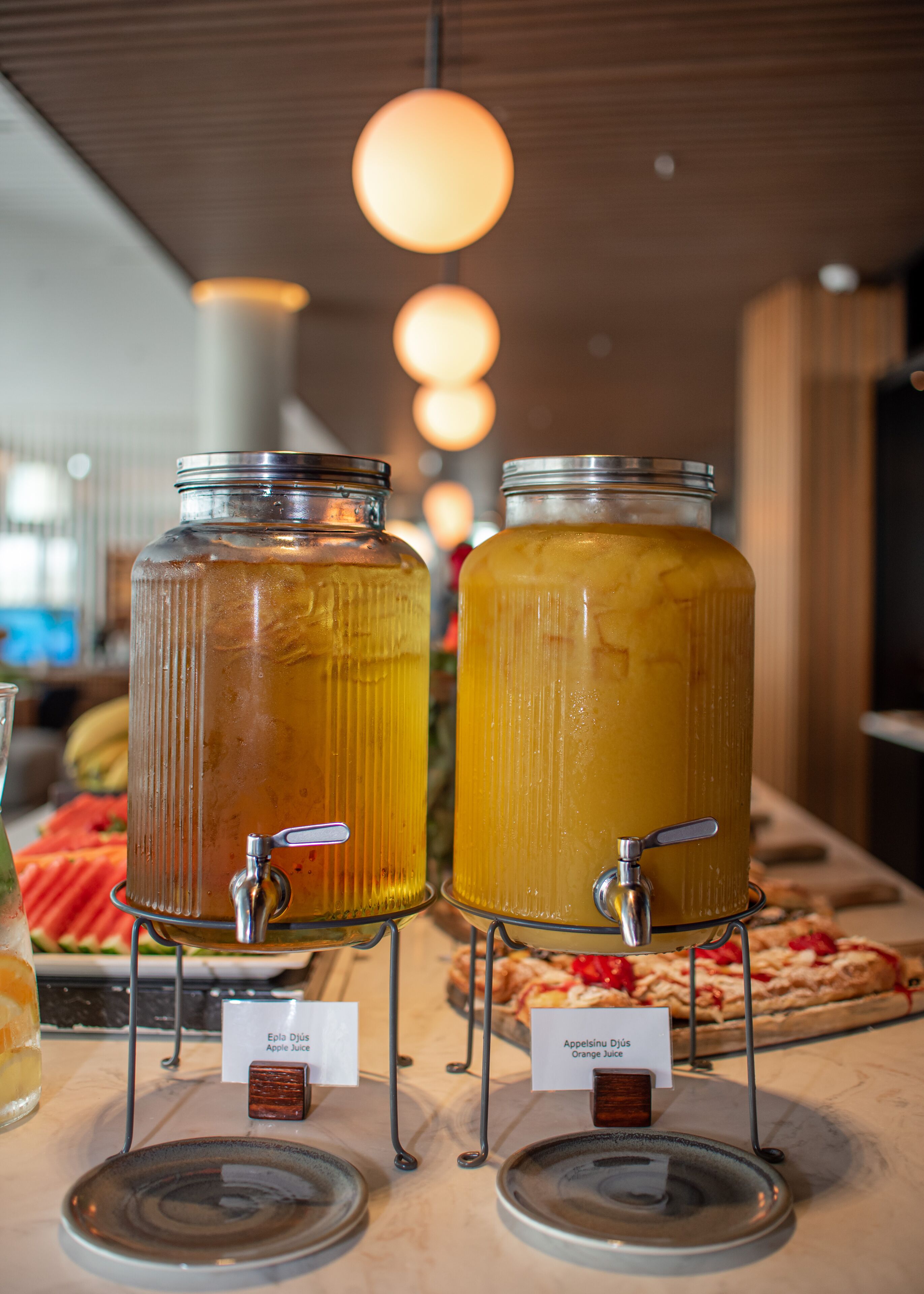 daily buffet breakfast (isk 3600 per person)