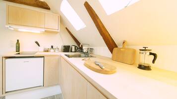 City Studio | Individually decorated, individually furnished, iron/ironing board