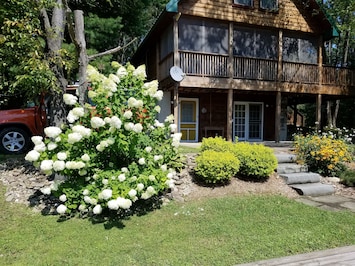 View of our home in summer months.
